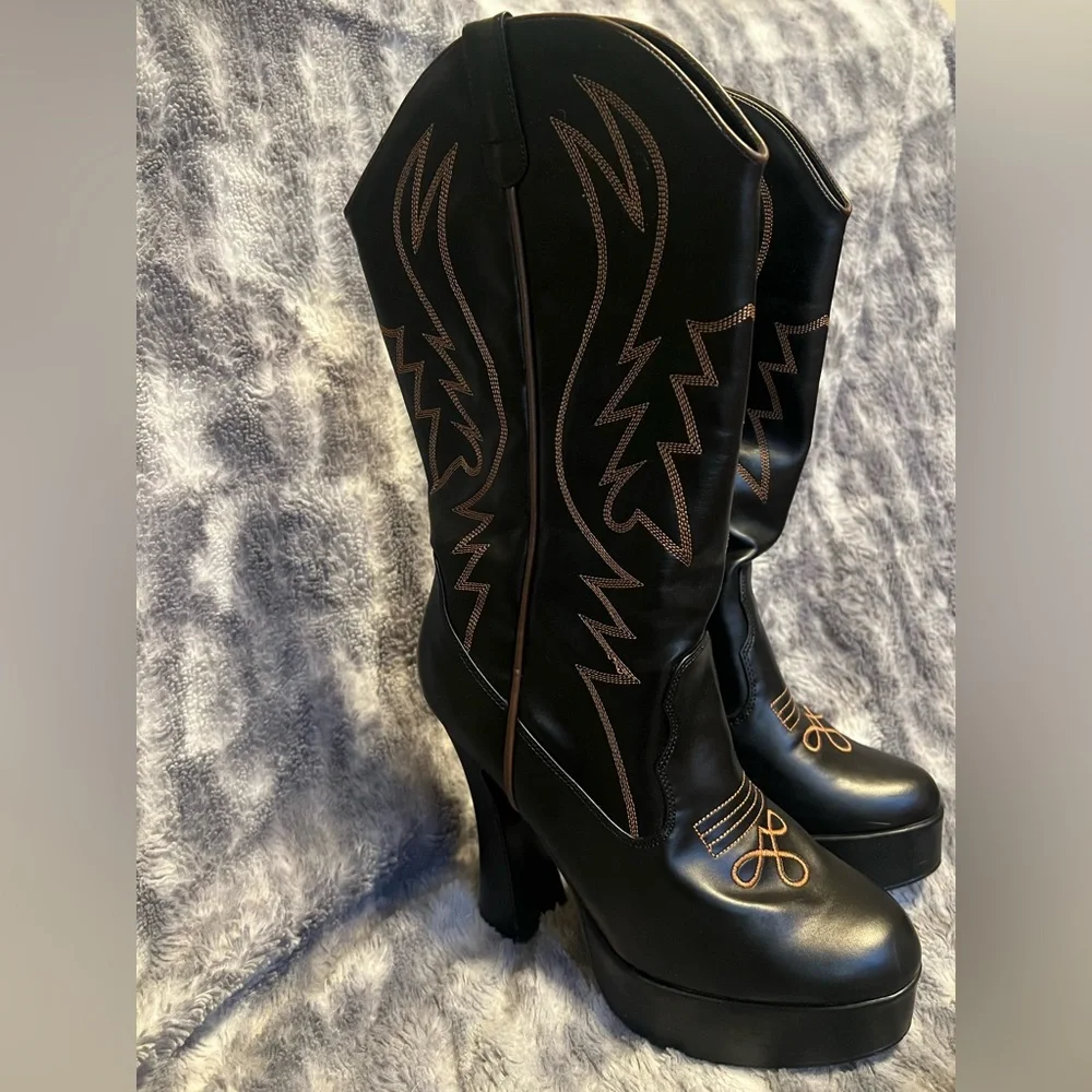 Funtasma Fantasy heeled cowgirl boots - Picture 4 of 5